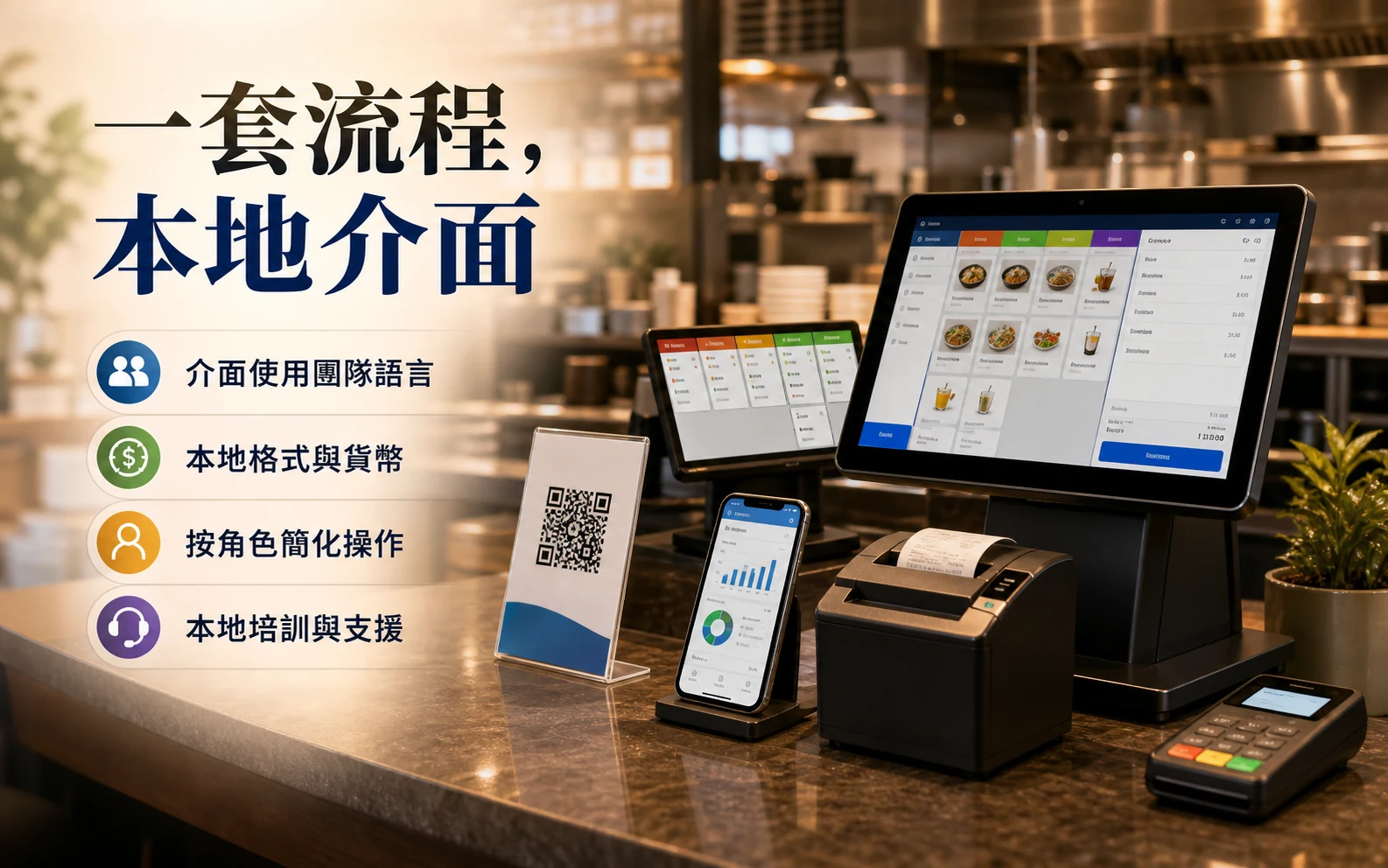 一套流程，本地界面。